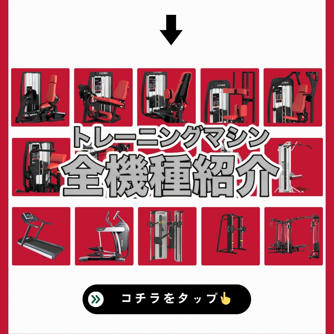 トレーニングマシン全機種紹介へ